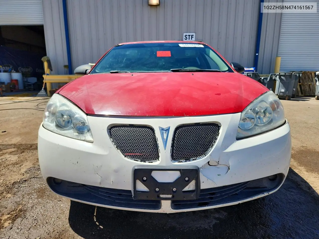 2007 Pontiac G6 Gt VIN: 1G2ZH58N474161567 Lot: 54018456