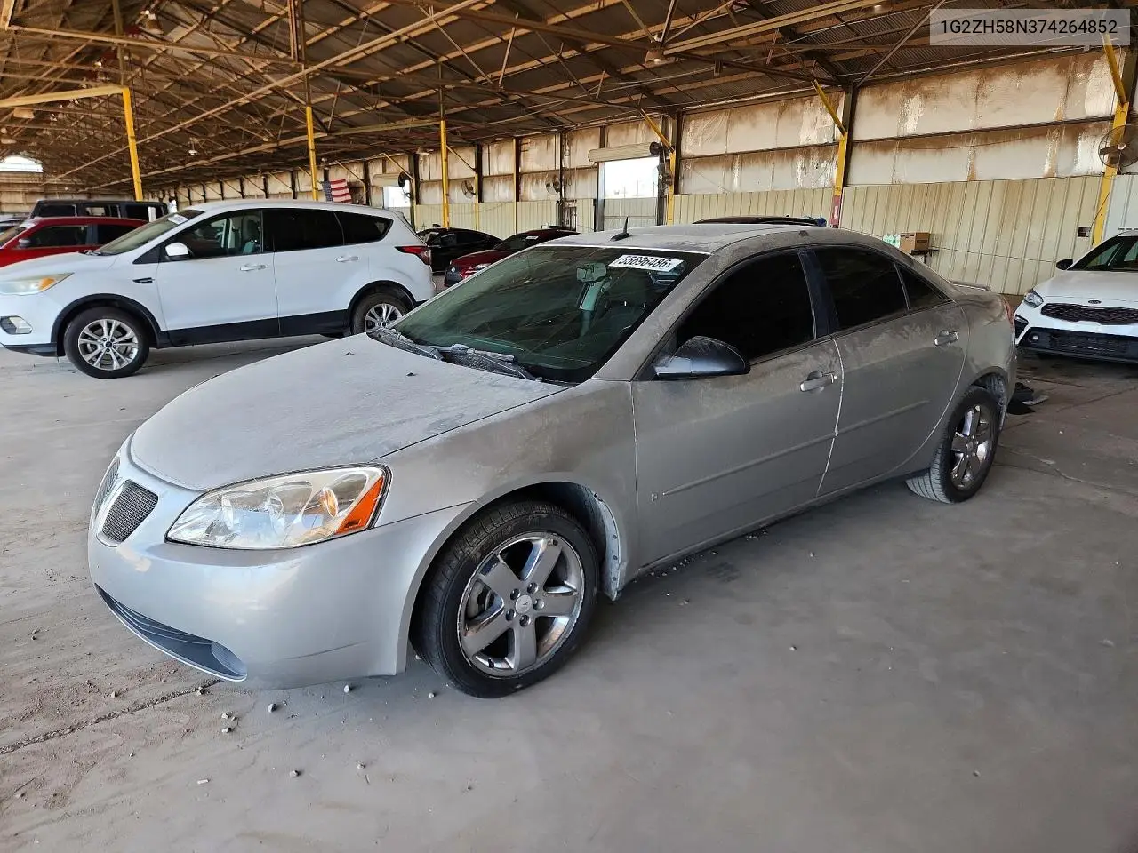 2007 Pontiac G6 Gt VIN: 1G2ZH58N374264852 Lot: 55696486