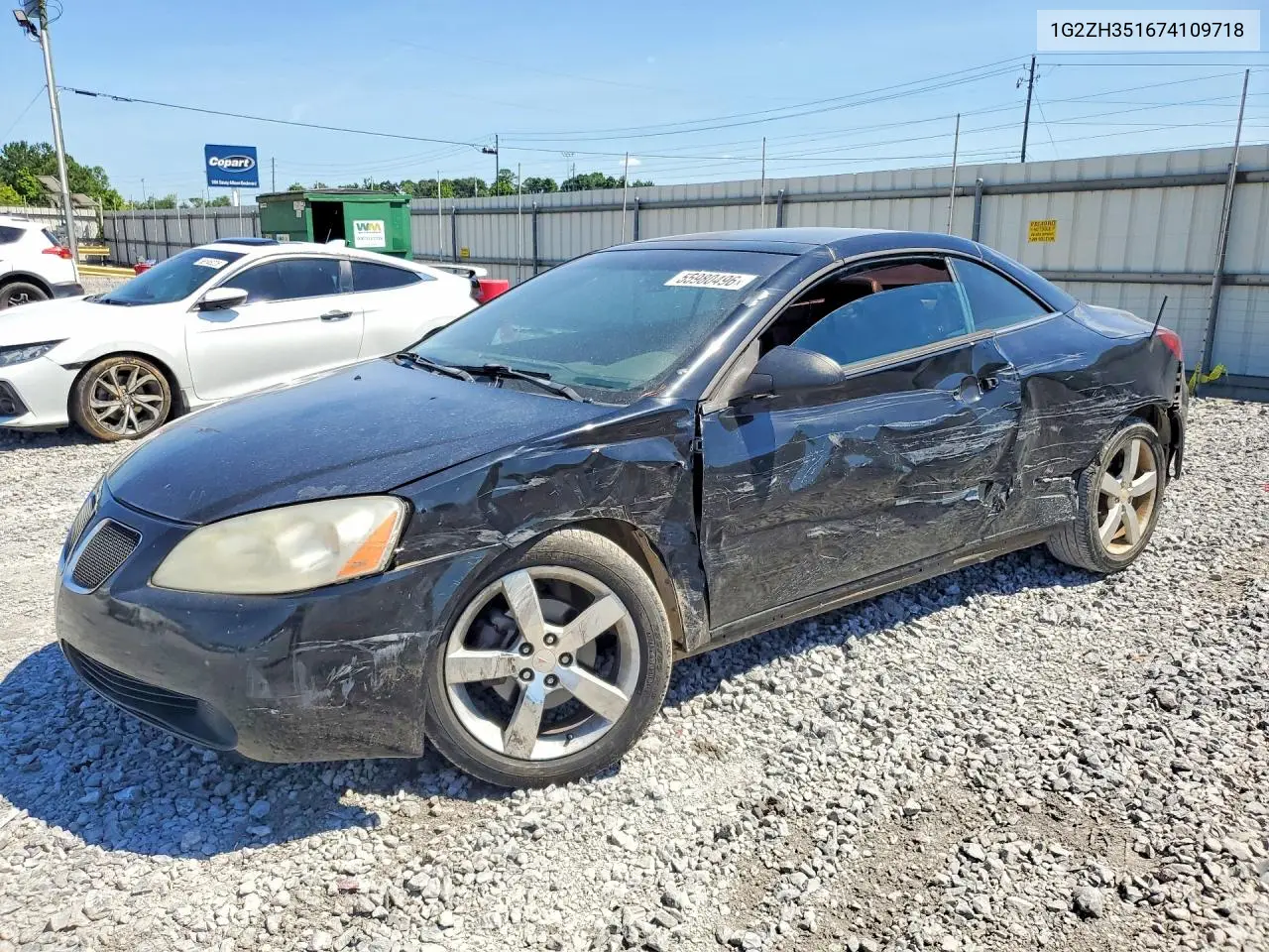2007 Pontiac G6 Gt VIN: 1G2ZH351674109718 Lot: 55980496