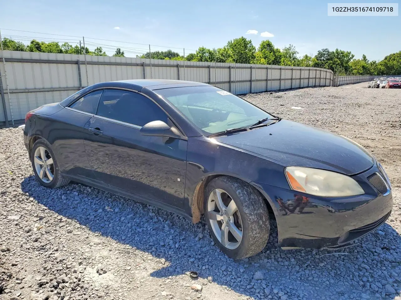 2007 Pontiac G6 Gt VIN: 1G2ZH351674109718 Lot: 55980496
