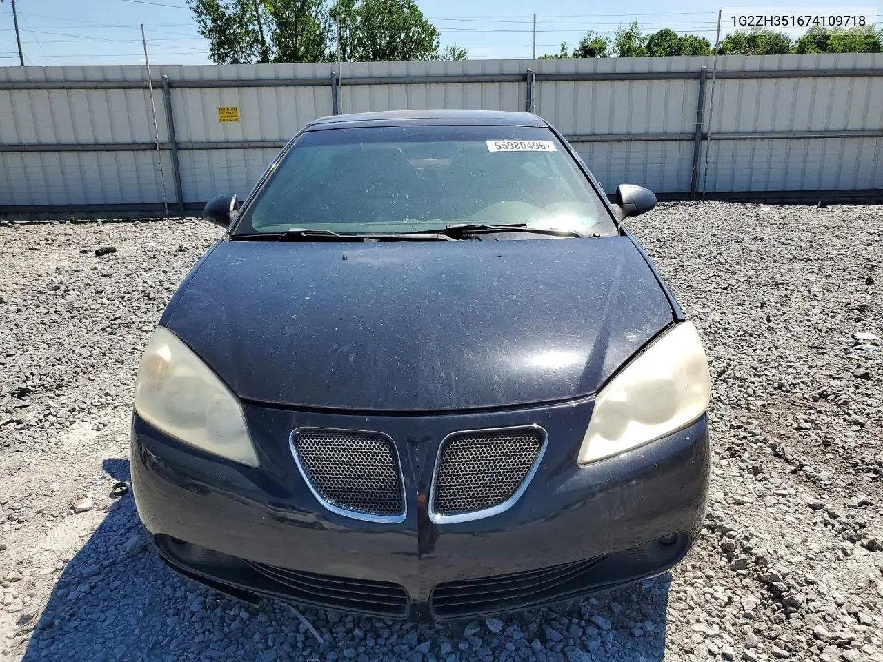 2007 Pontiac G6 Gt VIN: 1G2ZH351674109718 Lot: 55980496