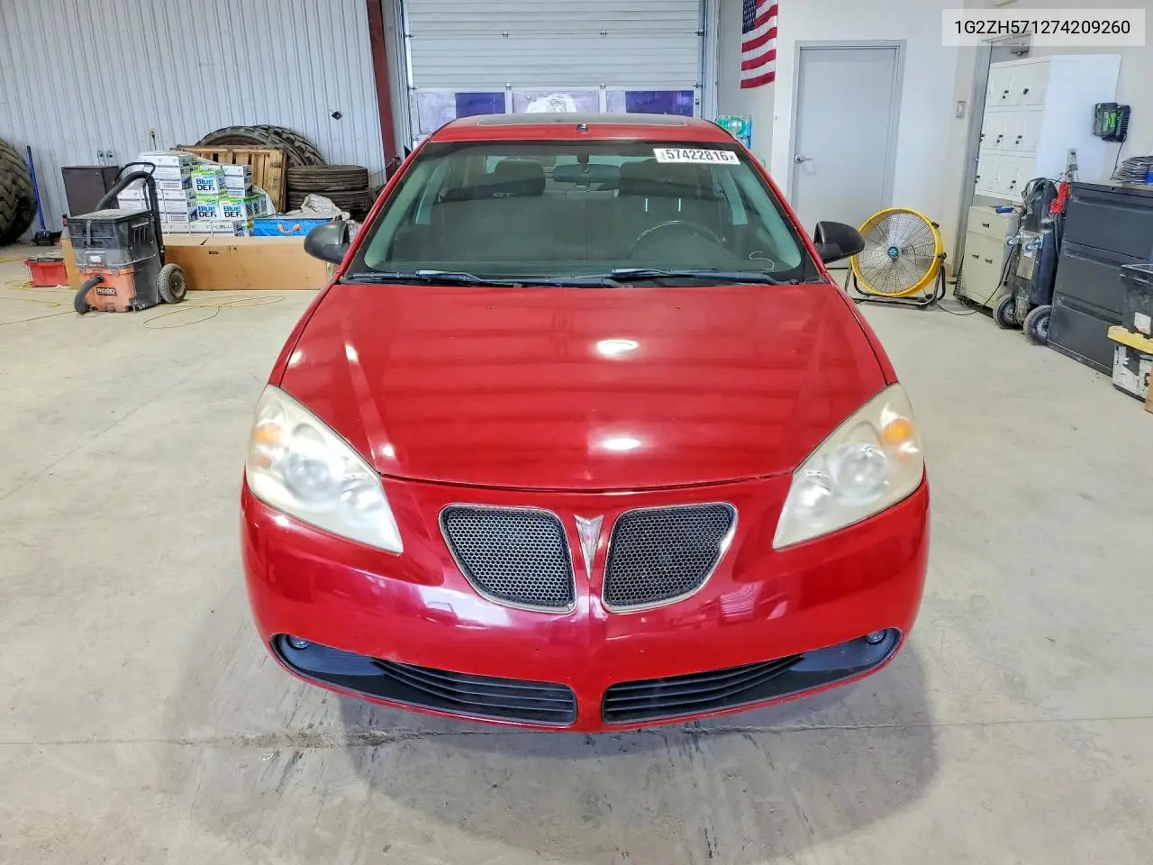 2007 Pontiac G6 Gt VIN: 1G2ZH571274209260 Lot: 57422816