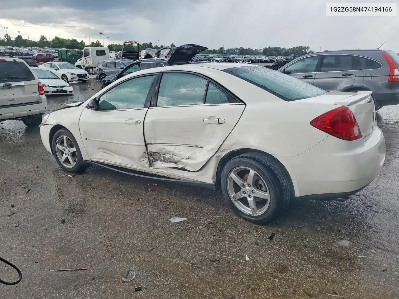 2007 Pontiac G6 Base VIN: 1G2ZG58N474194166 Lot: 58792416