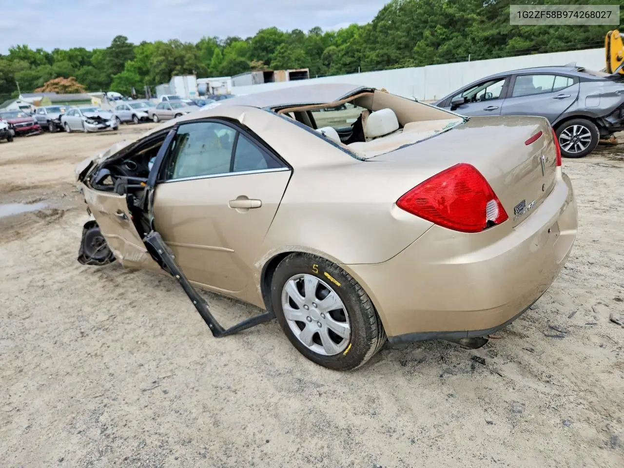 2007 Pontiac G6 Value Leader VIN: 1G2ZF58B974268027 Lot: 59618786