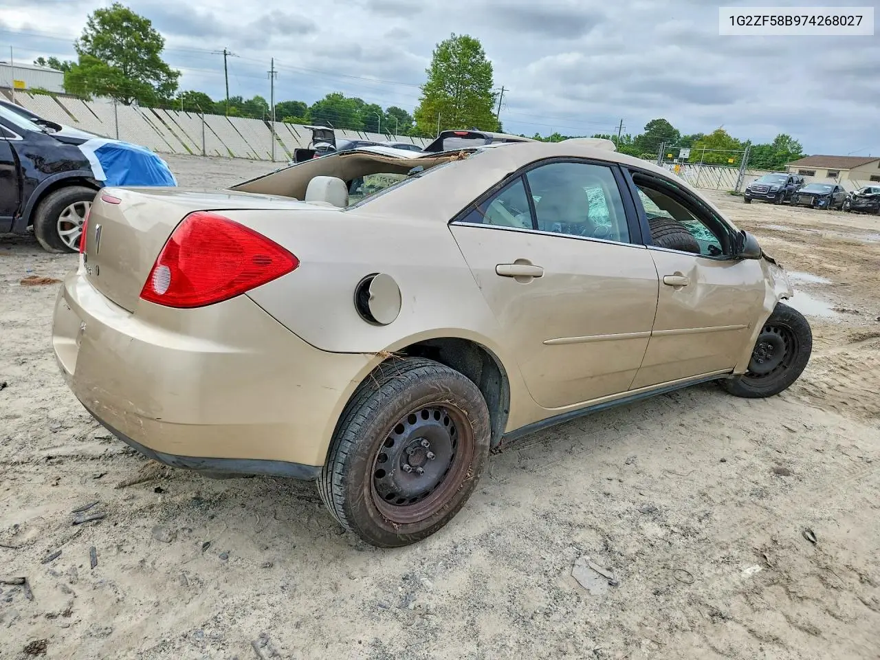 2007 Pontiac G6 Value Leader VIN: 1G2ZF58B974268027 Lot: 59618786