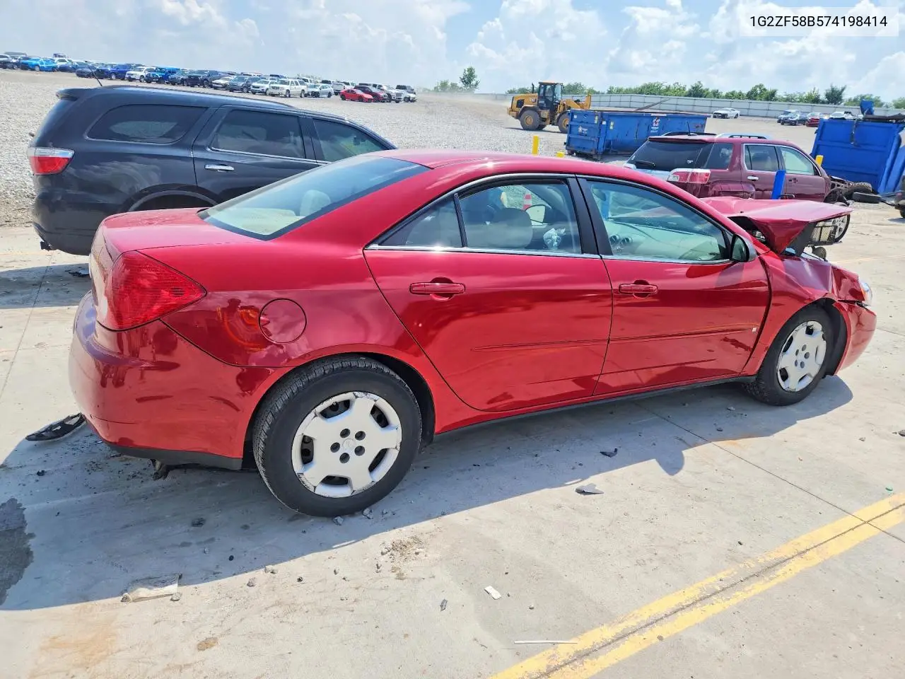 2007 Pontiac G6 Value Leader VIN: 1G2ZF58B574198414 Lot: 59903966