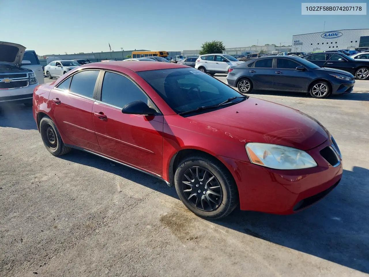 2007 Pontiac G6 Value Leader VIN: 1G2ZF58B074207178 Lot: 60448036