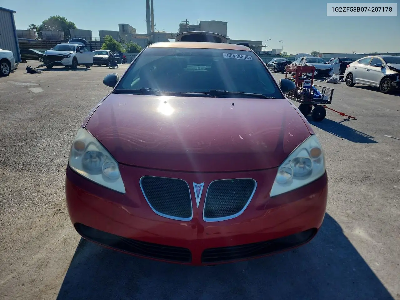 2007 Pontiac G6 Value Leader VIN: 1G2ZF58B074207178 Lot: 60448036