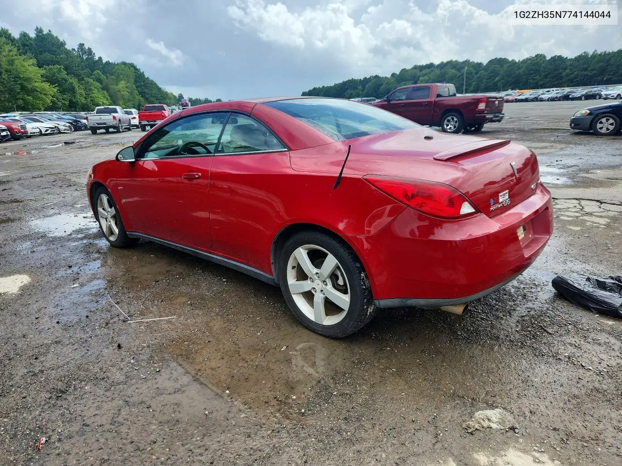 2007 Pontiac G6 Gt VIN: 1G2ZH35N774144044 Lot: 60529246