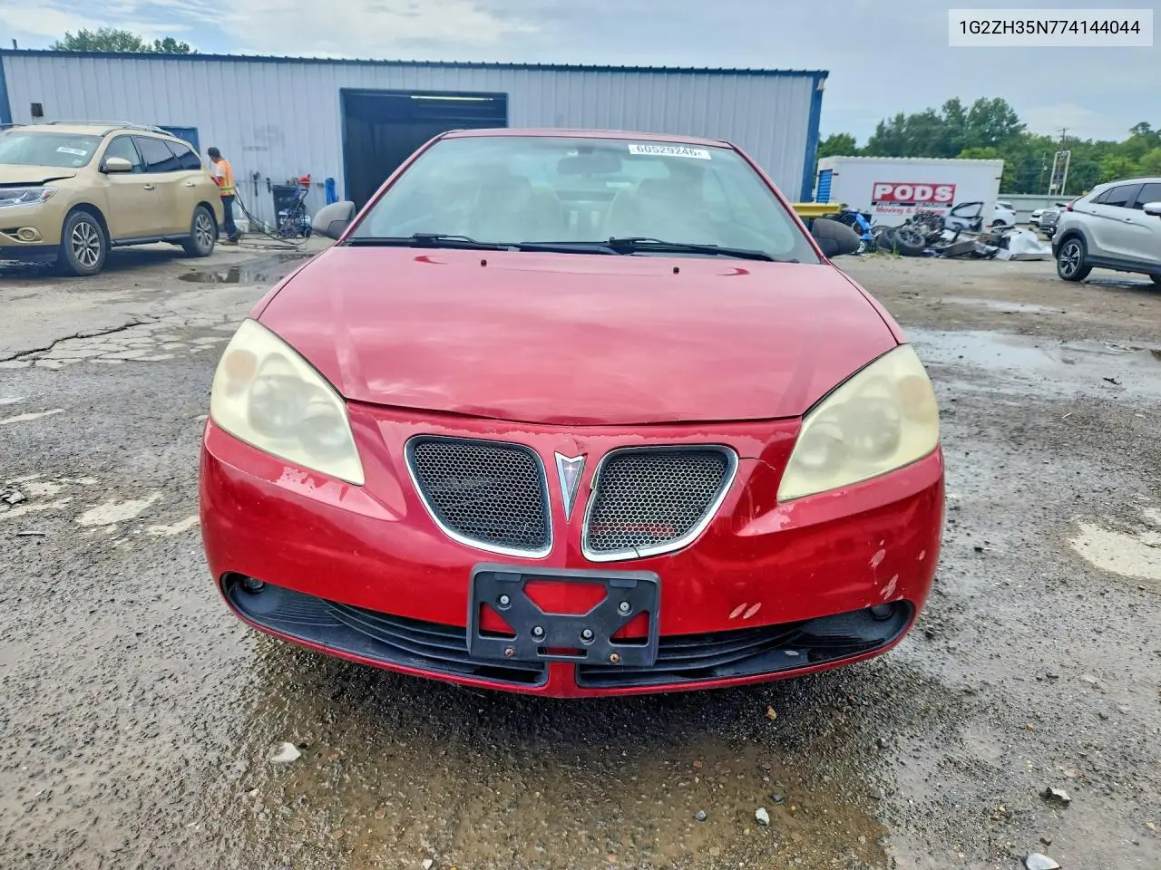 2007 Pontiac G6 Gt VIN: 1G2ZH35N774144044 Lot: 60529246