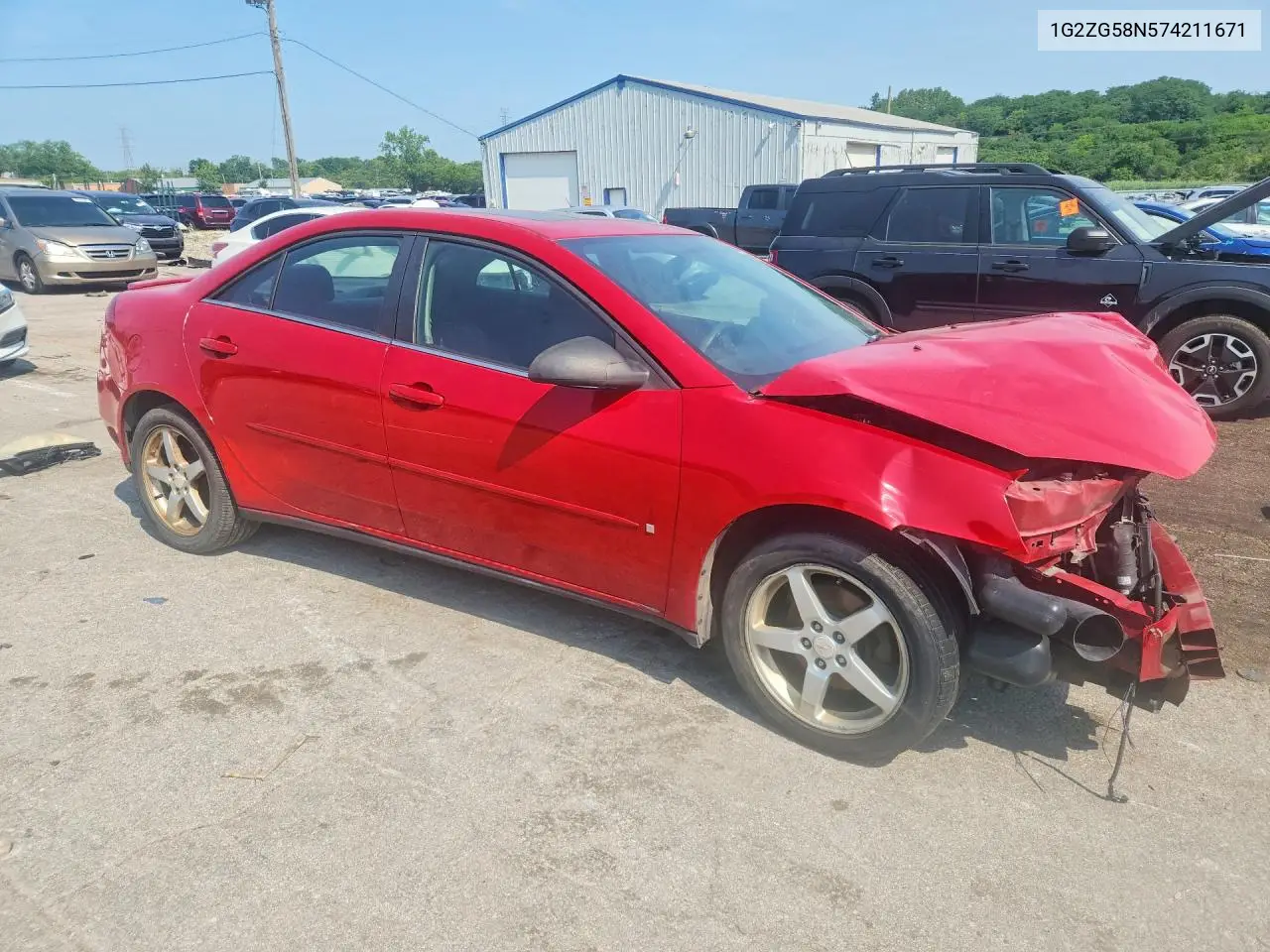 2007 Pontiac G6 Base VIN: 1G2ZG58N574211671 Lot: 61131176