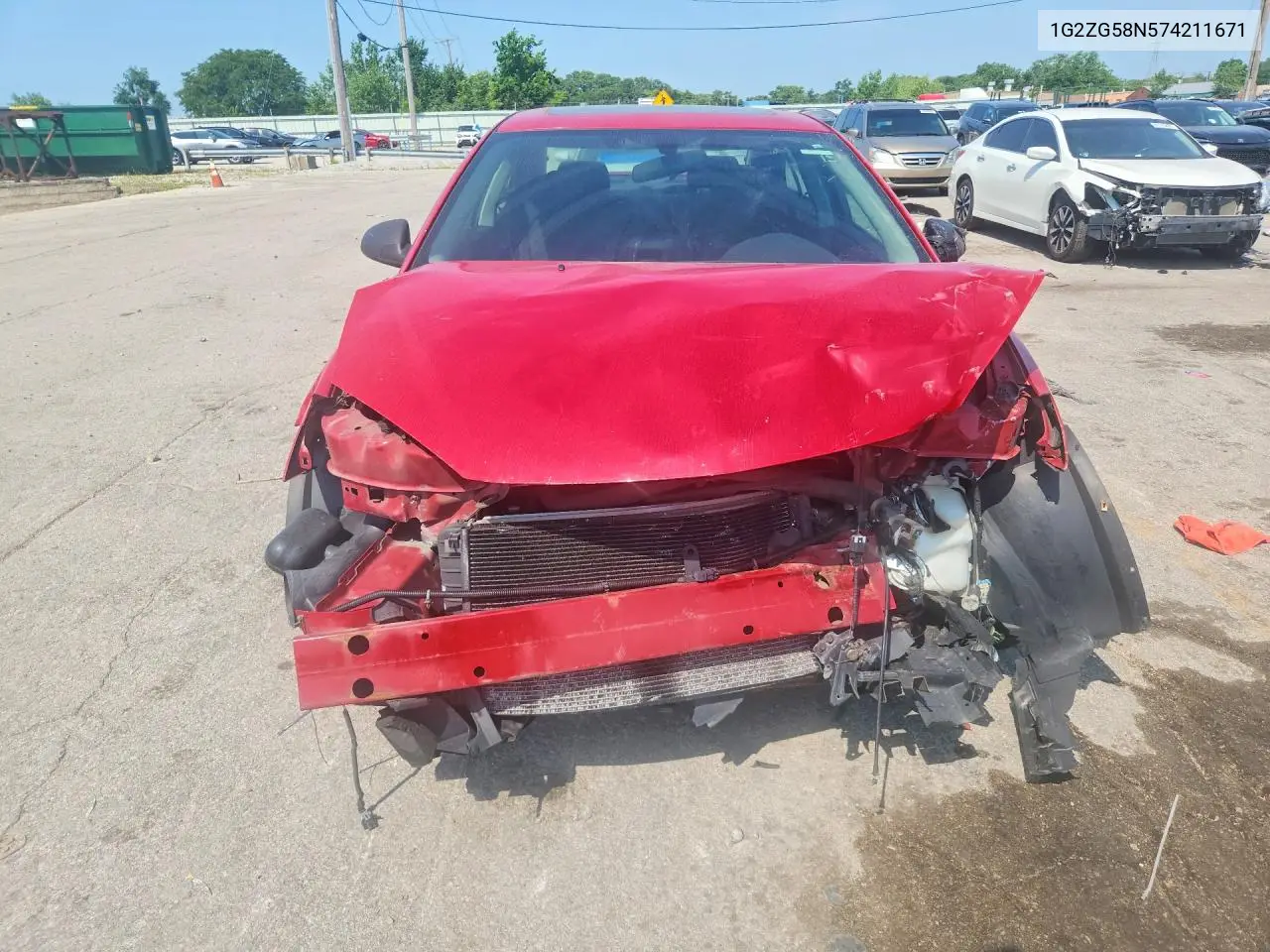 2007 Pontiac G6 Base VIN: 1G2ZG58N574211671 Lot: 61131176