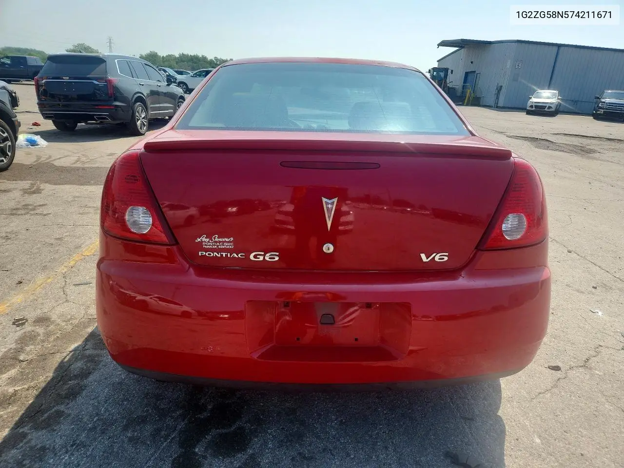 2007 Pontiac G6 Base VIN: 1G2ZG58N574211671 Lot: 61131176