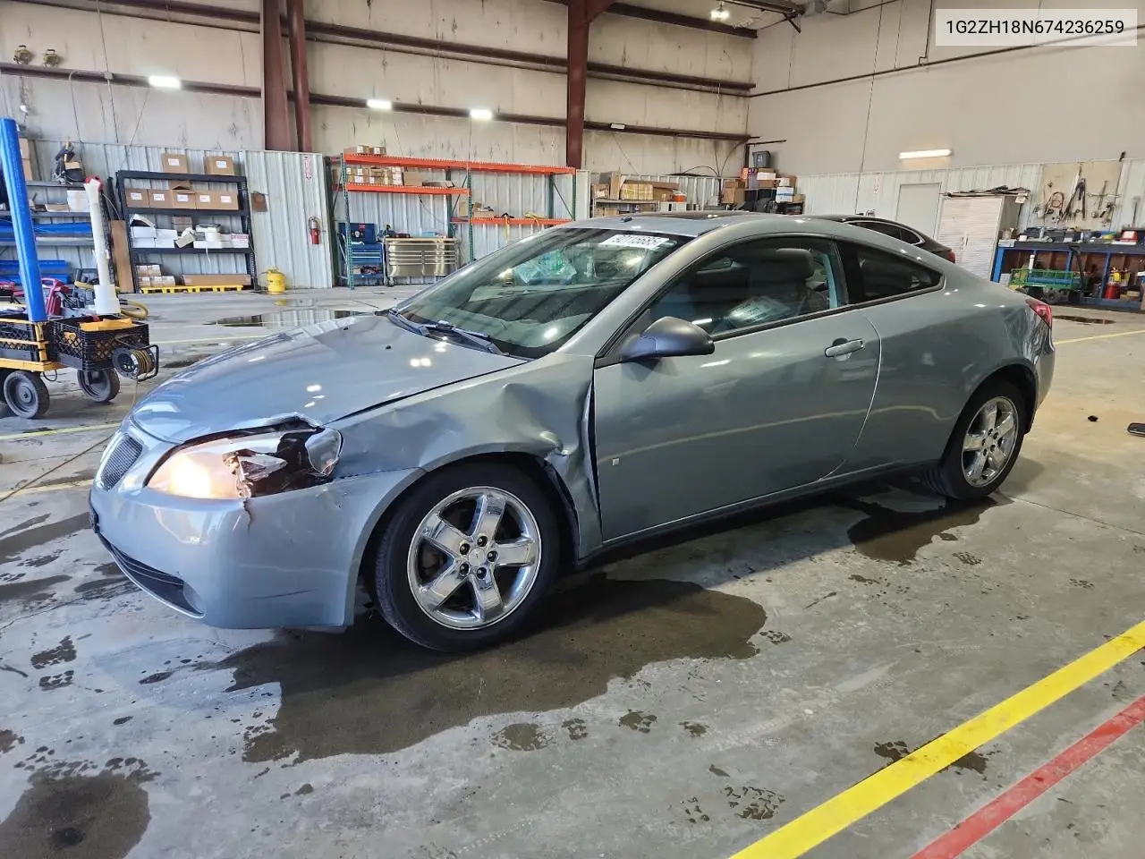 1G2ZH18N674236259 2007 Pontiac G6 Gt