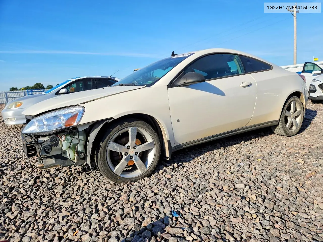 2008 Pontiac G6 Gt VIN: 1G2ZH17N584150783 Lot: 52937556