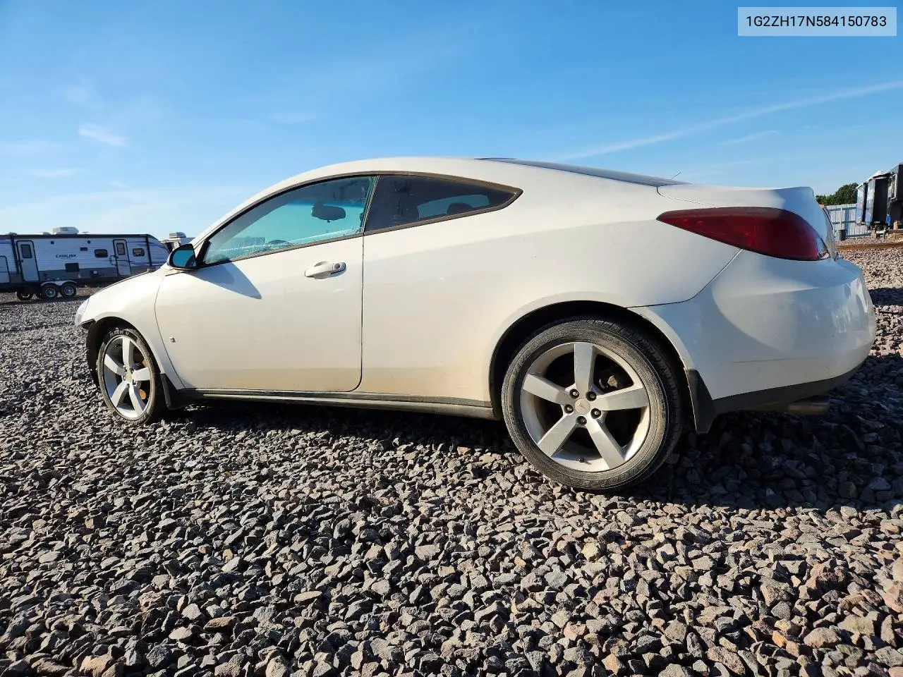 2008 Pontiac G6 Gt VIN: 1G2ZH17N584150783 Lot: 52937556