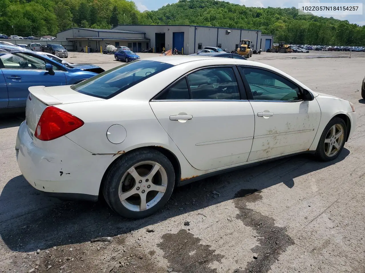 2008 Pontiac G6 Base VIN: 1G2ZG57N184154257 Lot: 53760036