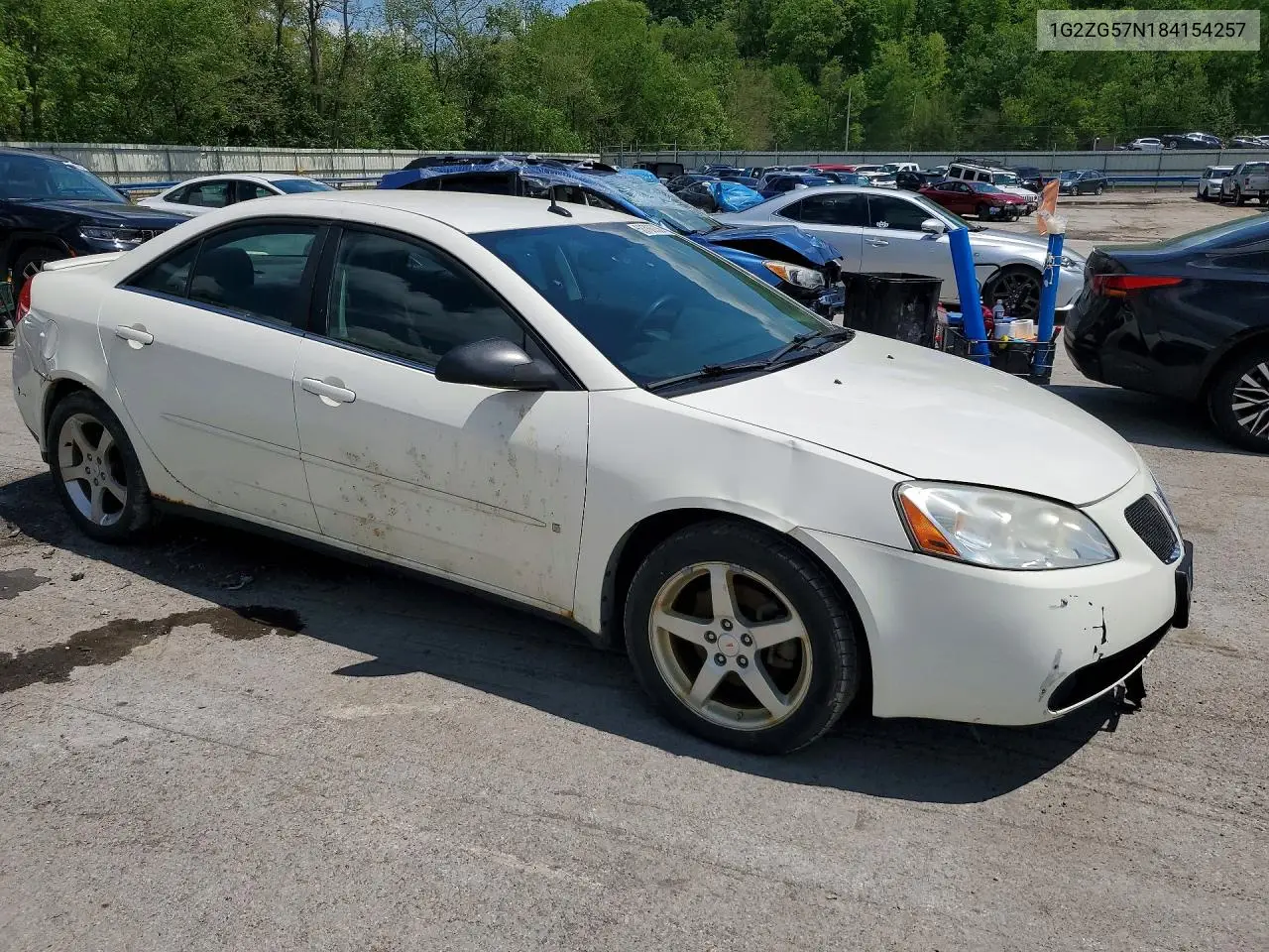 2008 Pontiac G6 Base VIN: 1G2ZG57N184154257 Lot: 53760036