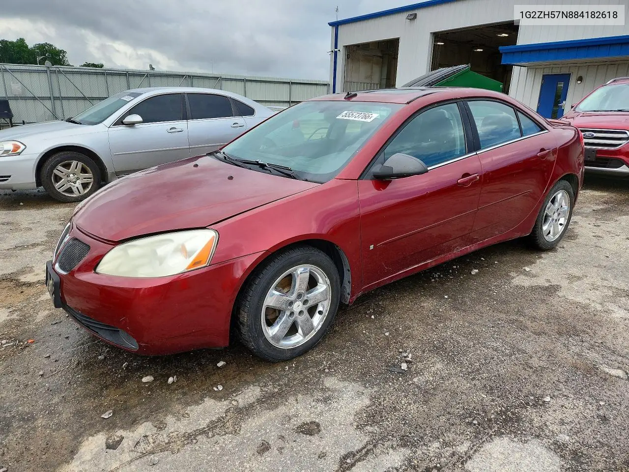 2008 Pontiac G6 Gt VIN: 1G2ZH57N884182618 Lot: 55573766