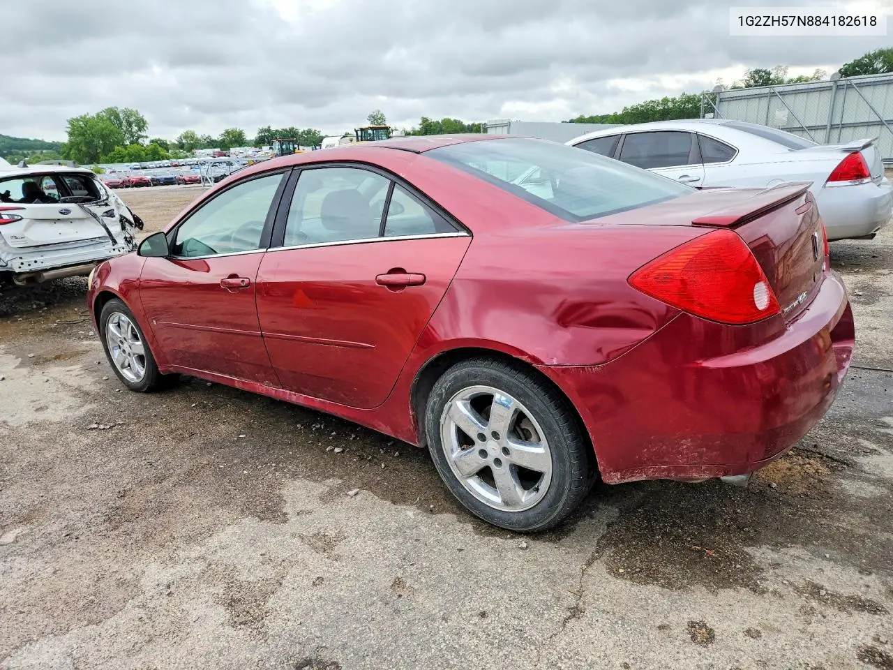 2008 Pontiac G6 Gt VIN: 1G2ZH57N884182618 Lot: 55573766