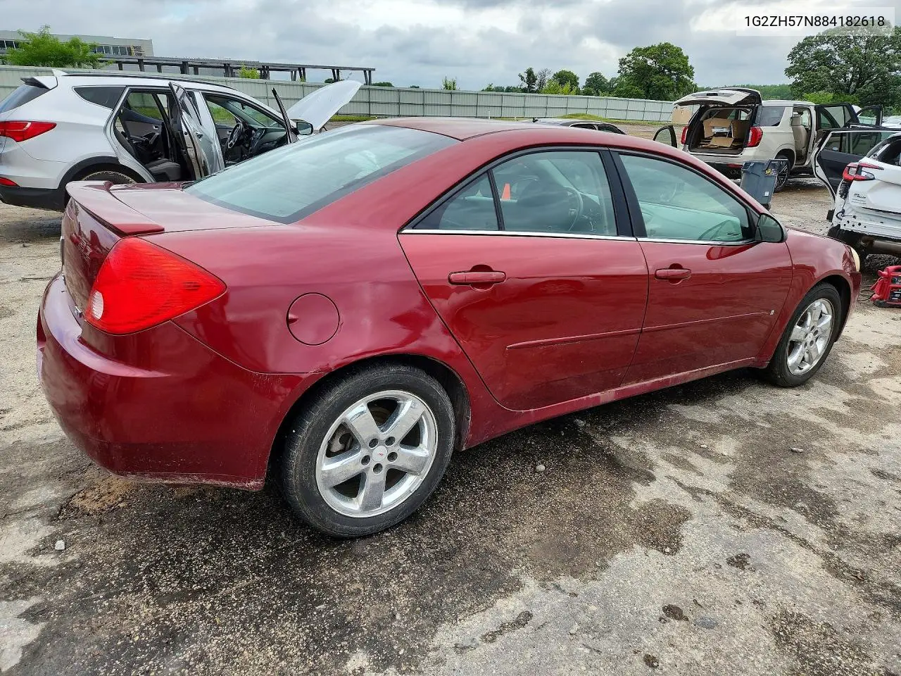 2008 Pontiac G6 Gt VIN: 1G2ZH57N884182618 Lot: 55573766