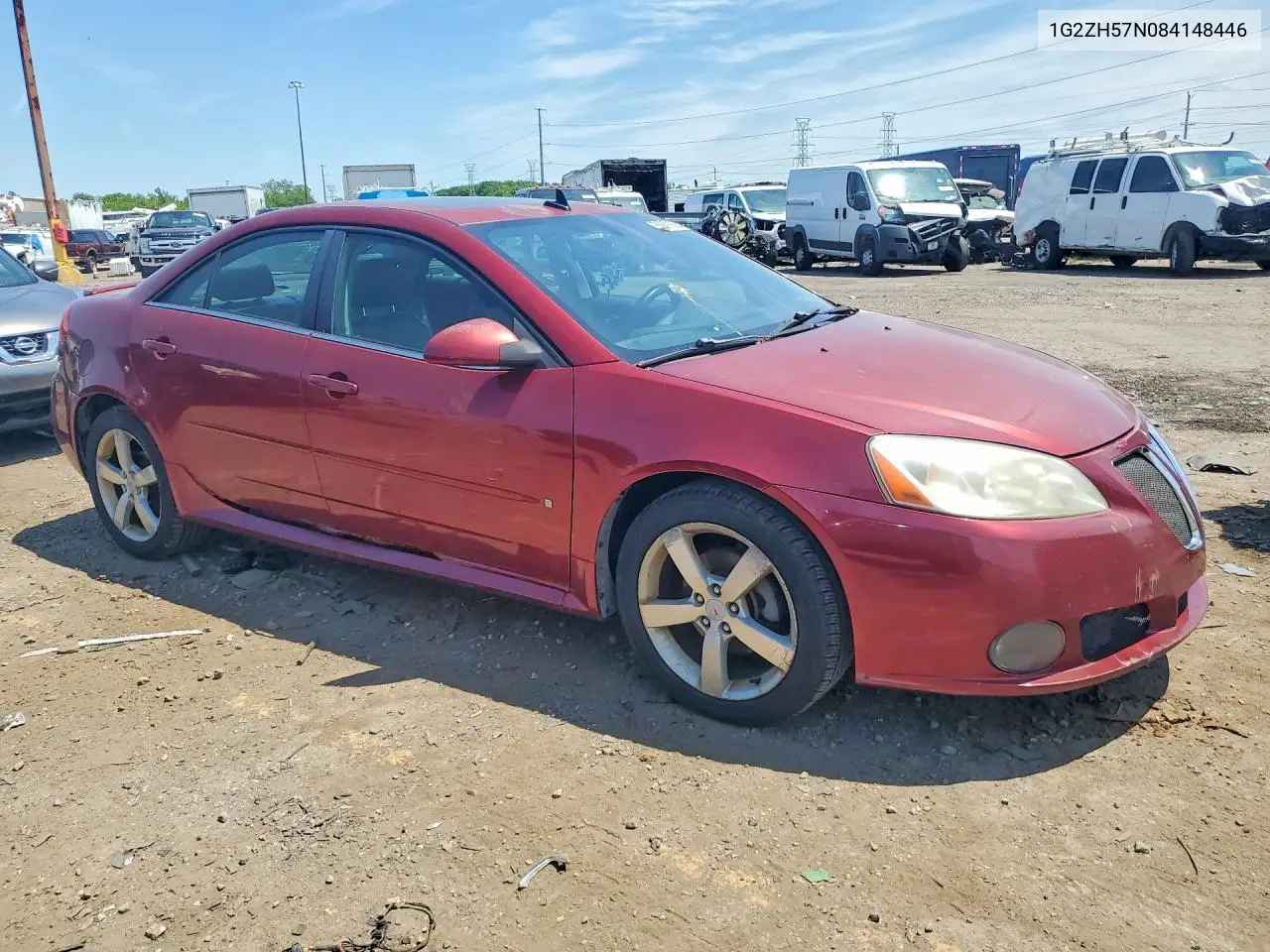 2008 Pontiac G6 Gt VIN: 1G2ZH57N084148446 Lot: 55687166
