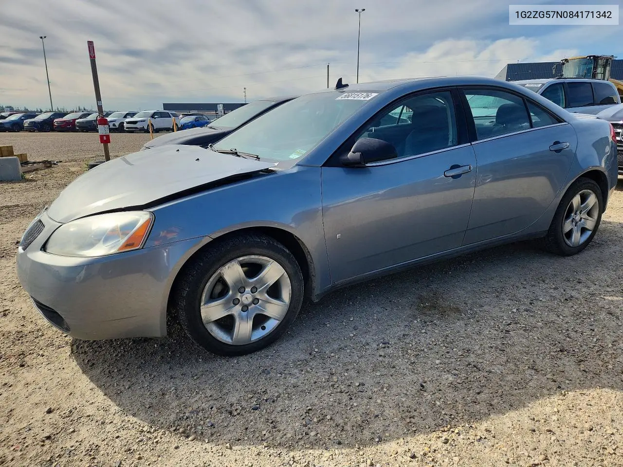 2008 Pontiac G6 Base VIN: 1G2ZG57N084171342 Lot: 56815176