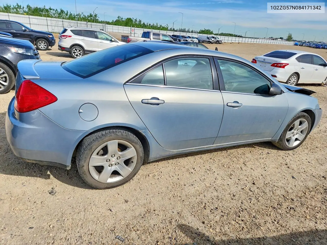 2008 Pontiac G6 Base VIN: 1G2ZG57N084171342 Lot: 56815176
