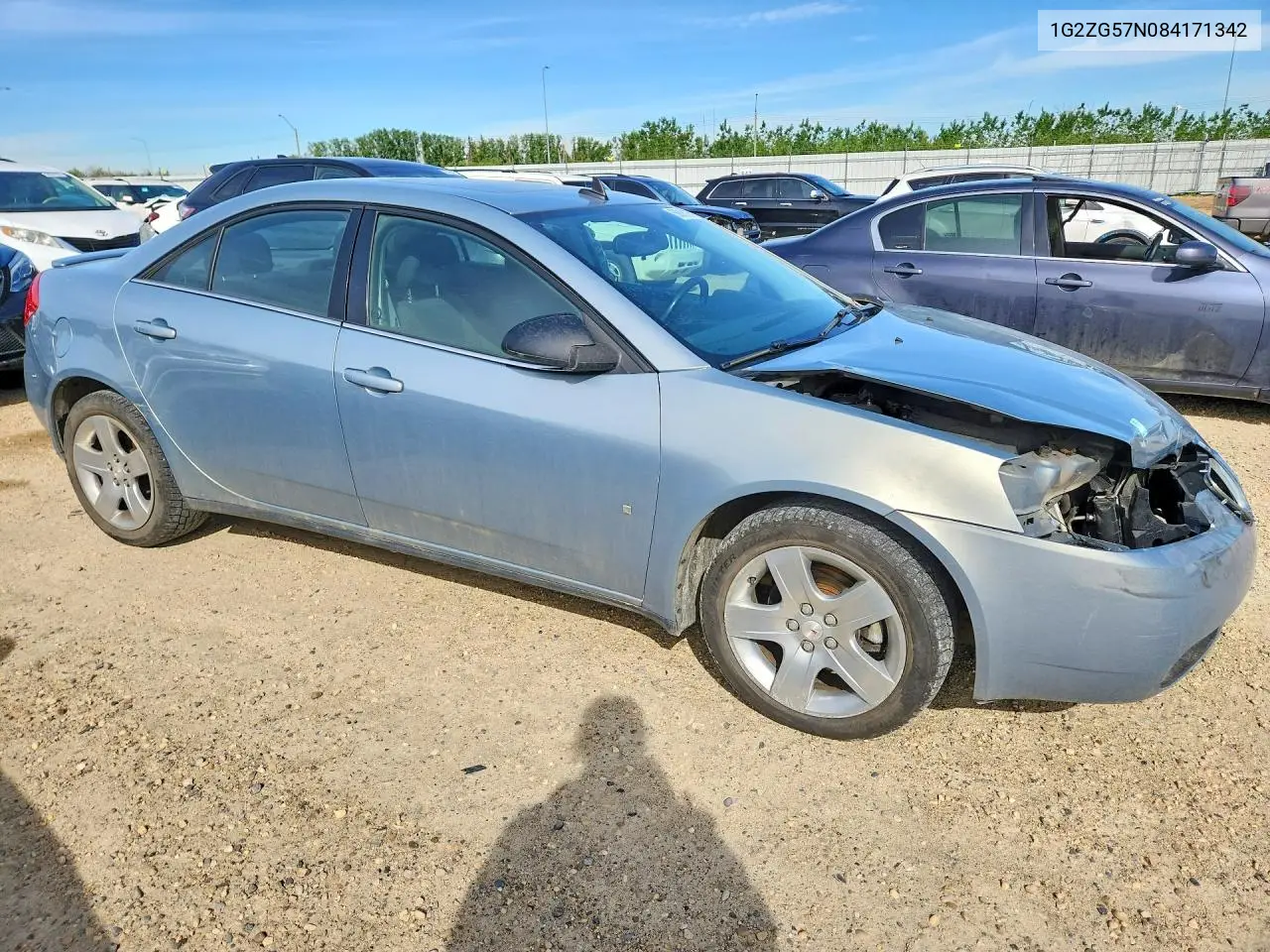 2008 Pontiac G6 Base VIN: 1G2ZG57N084171342 Lot: 56815176