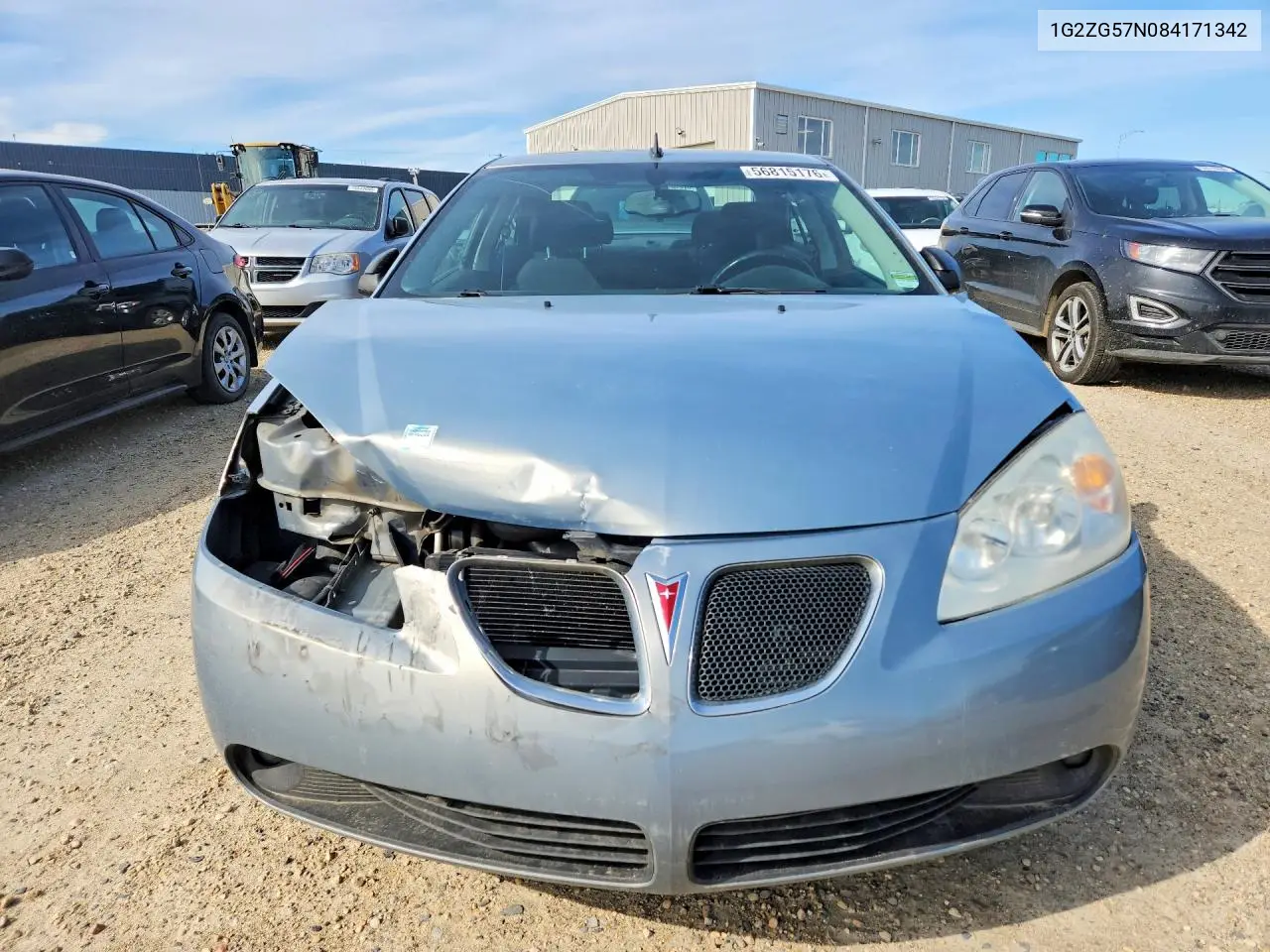 2008 Pontiac G6 Base VIN: 1G2ZG57N084171342 Lot: 56815176