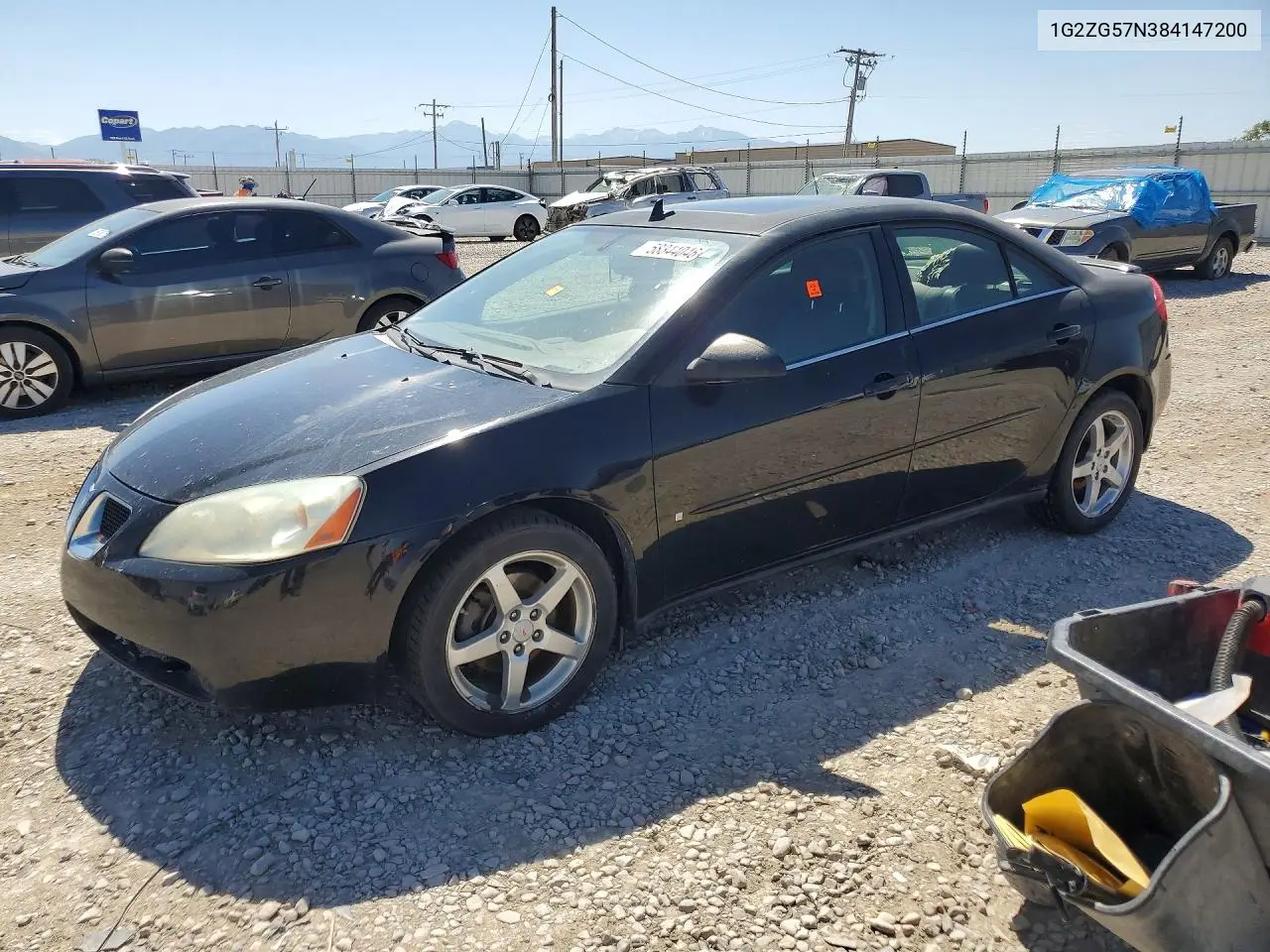 2008 Pontiac G6 Base VIN: 1G2ZG57N384147200 Lot: 58344046