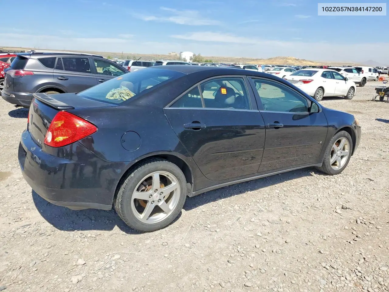 2008 Pontiac G6 Base VIN: 1G2ZG57N384147200 Lot: 58344046