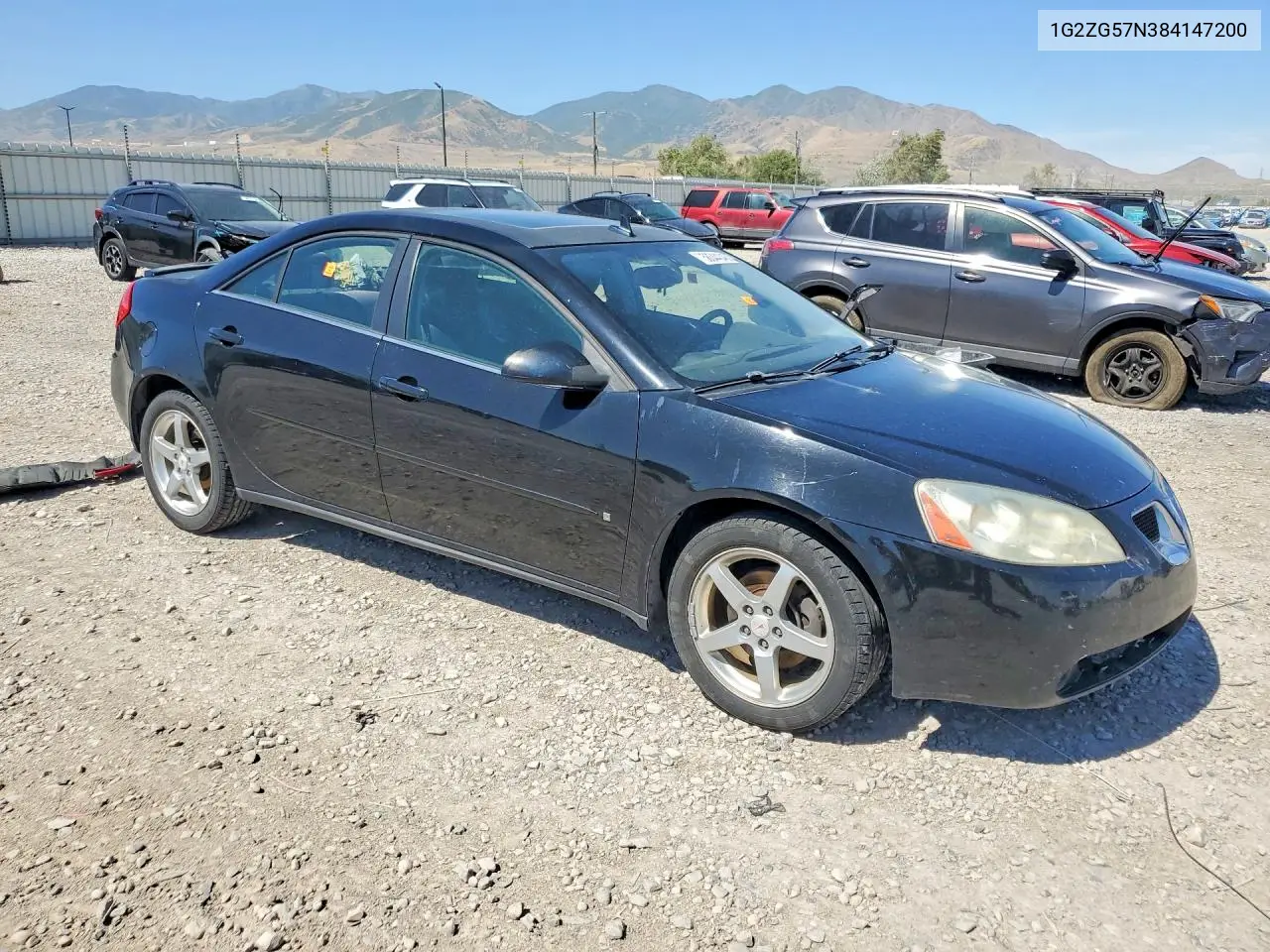 2008 Pontiac G6 Base VIN: 1G2ZG57N384147200 Lot: 58344046
