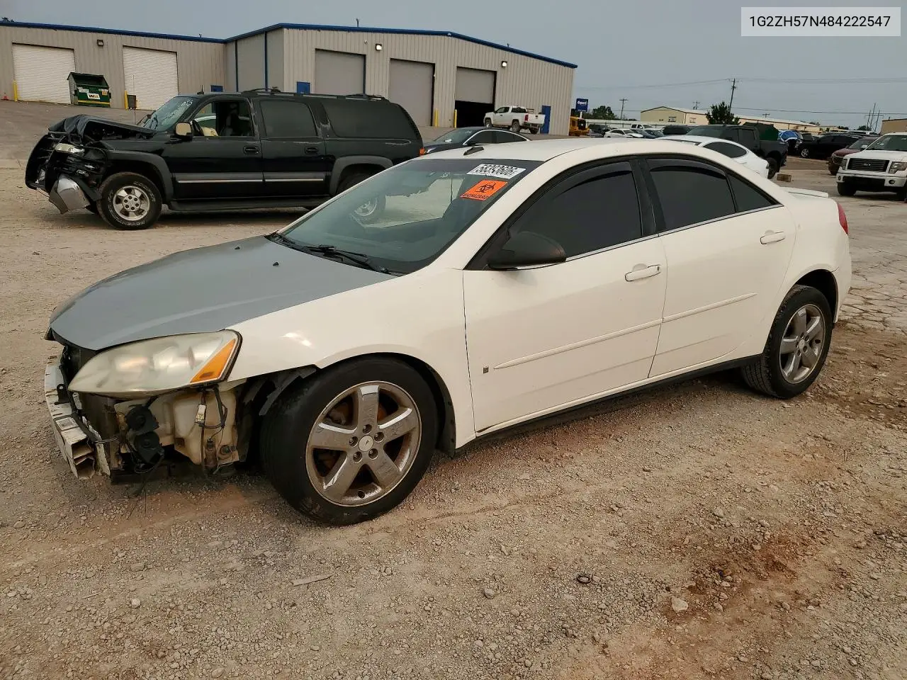 2008 Pont G6 VIN: 1G2ZH57N484222547 Lot: 58393606