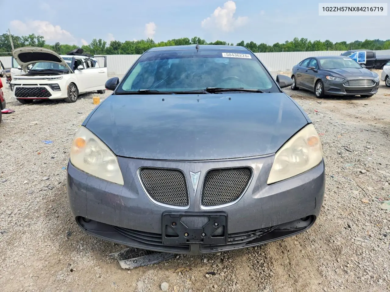 2008 Pontiac G6 Gt VIN: 1G2ZH57NX84216719 Lot: 58436226