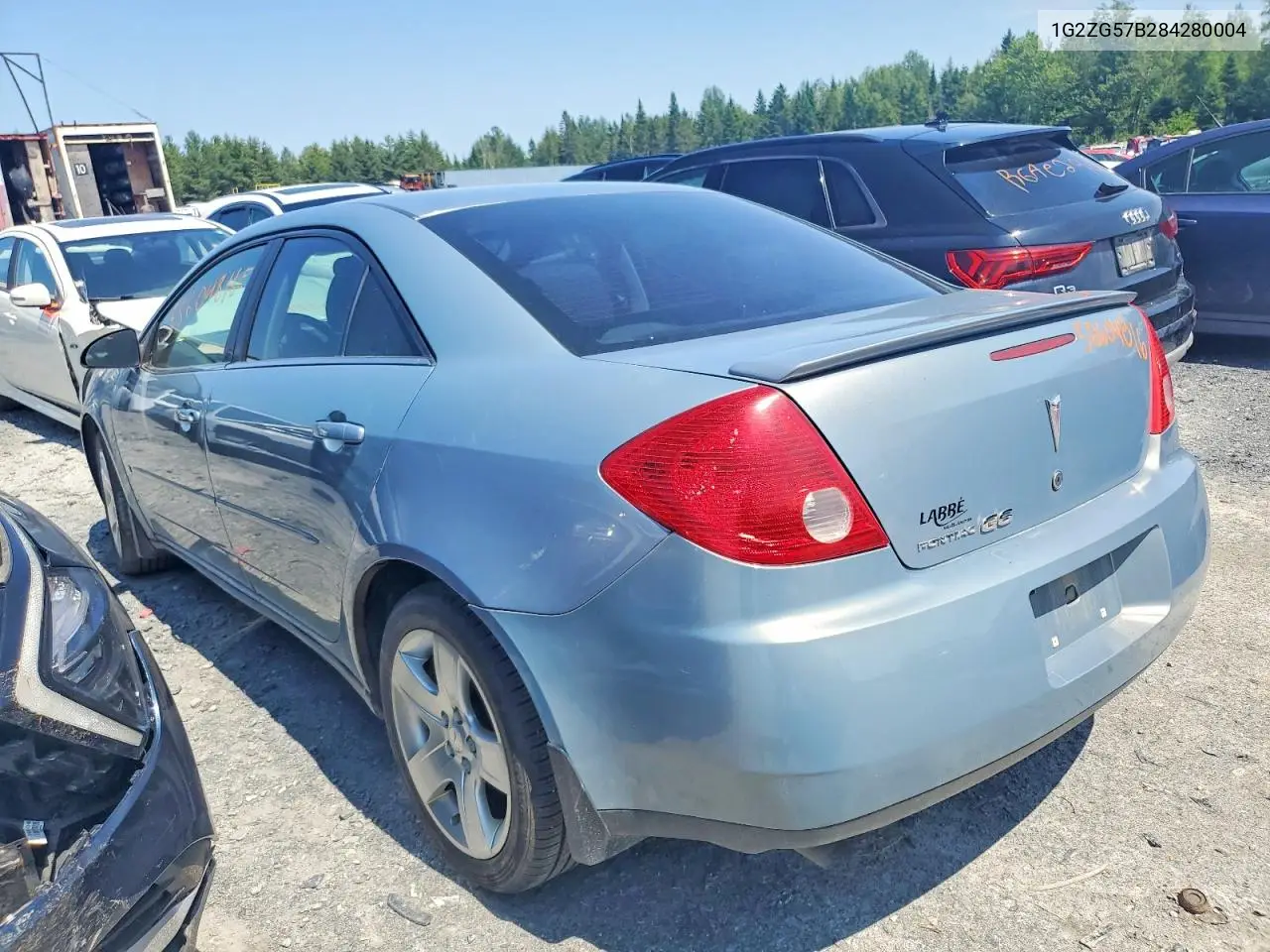 2008 Pontiac G6 Base VIN: 1G2ZG57B284280004 Lot: 58604816