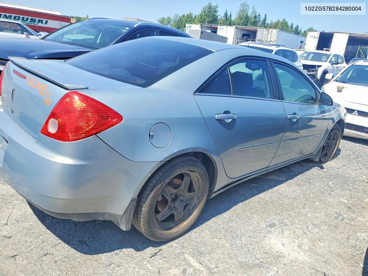 2008 Pontiac G6 Base VIN: 1G2ZG57B284280004 Lot: 58604816