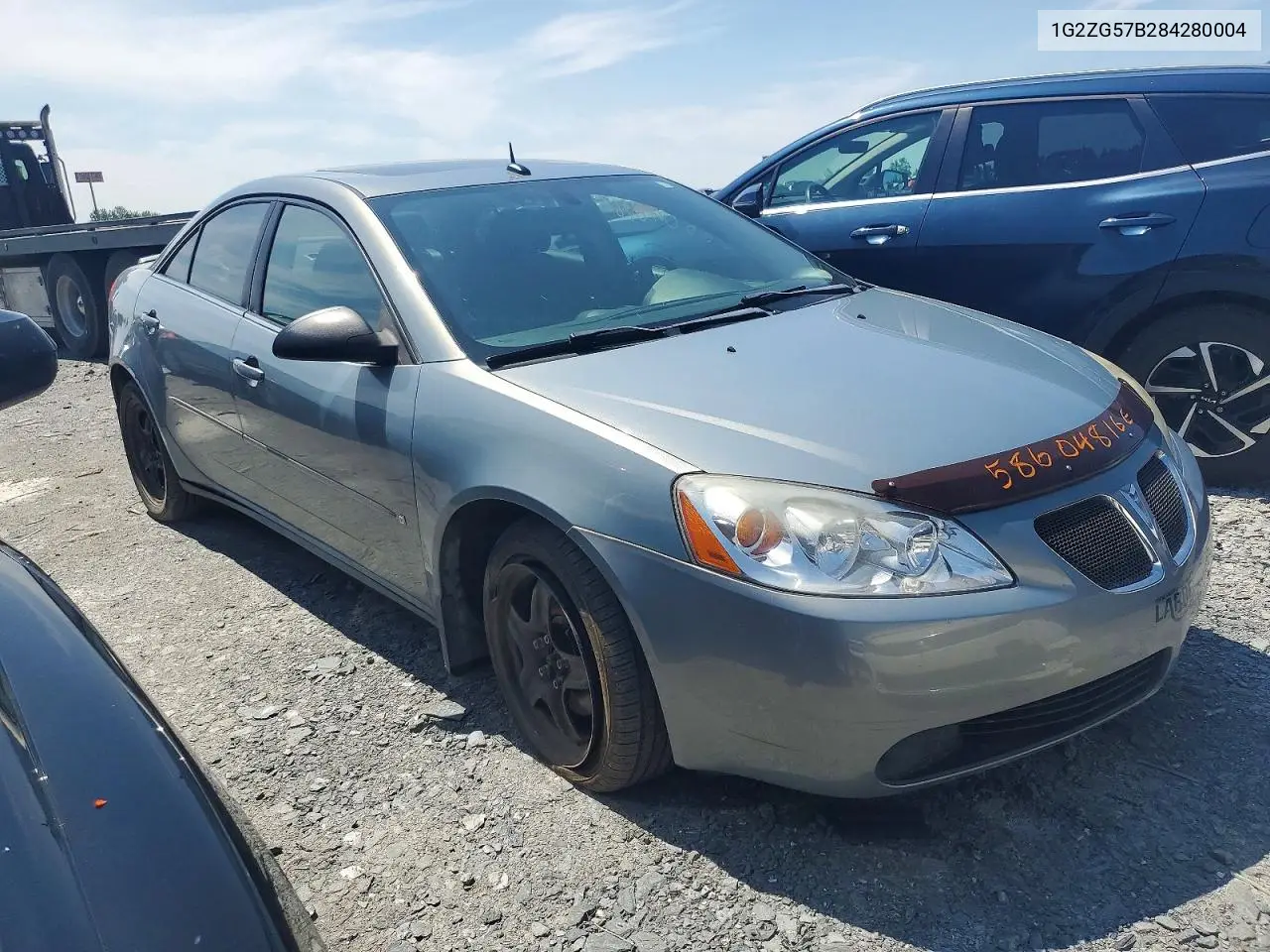 2008 Pontiac G6 Base VIN: 1G2ZG57B284280004 Lot: 58604816