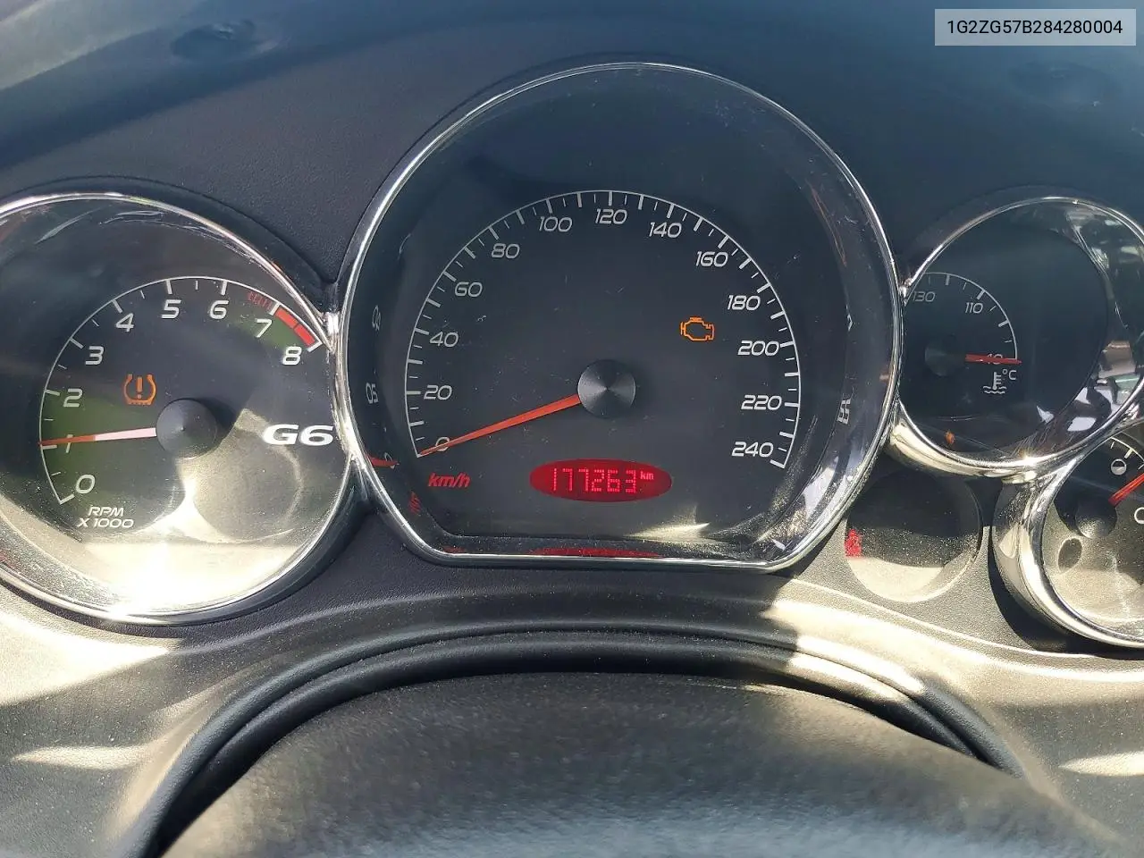 2008 Pontiac G6 Base VIN: 1G2ZG57B284280004 Lot: 58604816