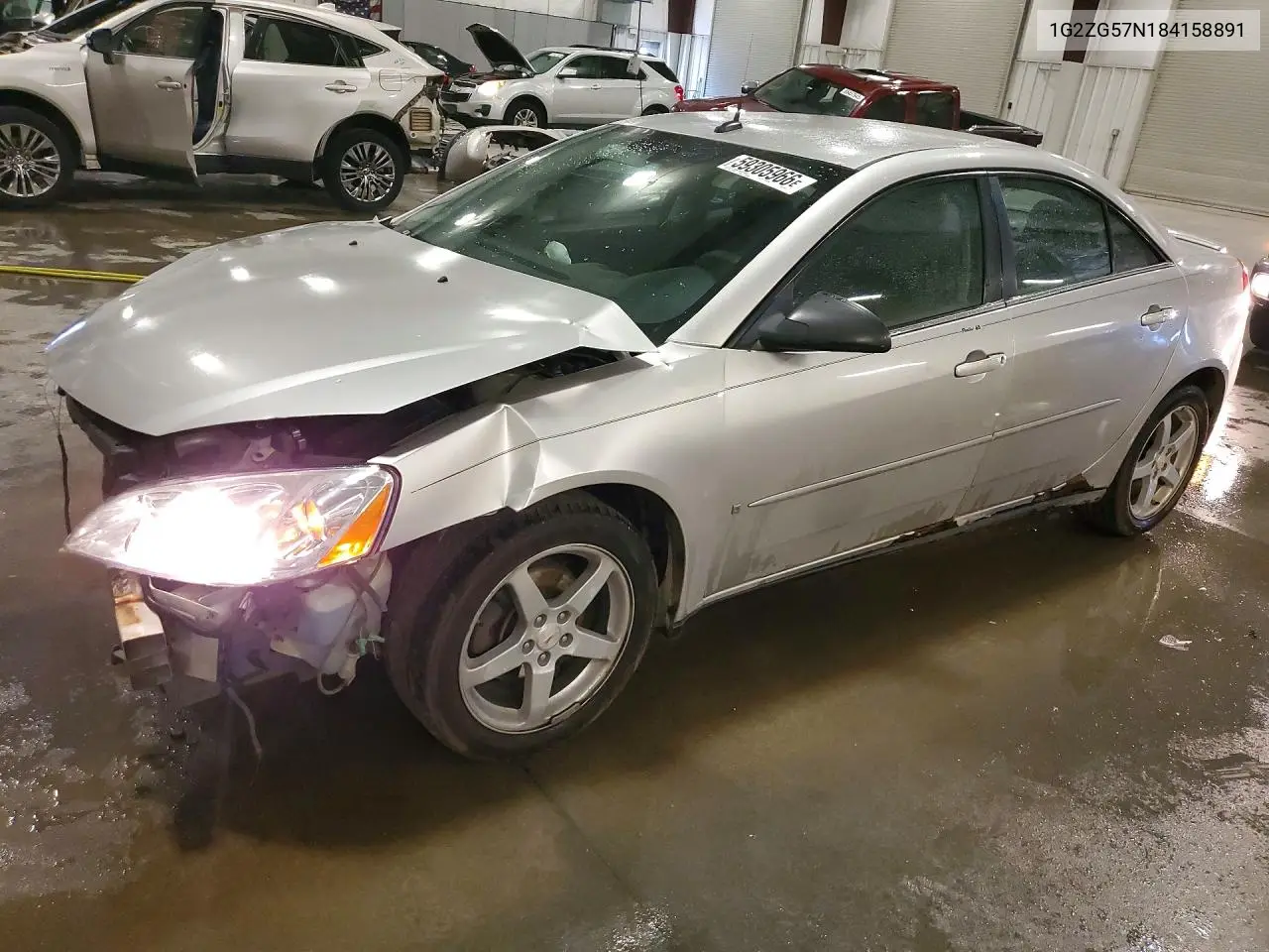 2008 Pontiac G6 Base VIN: 1G2ZG57N184158891 Lot: 59305966
