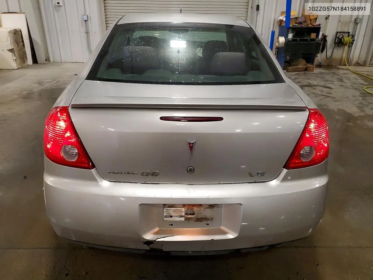 2008 Pontiac G6 Base VIN: 1G2ZG57N184158891 Lot: 59305966