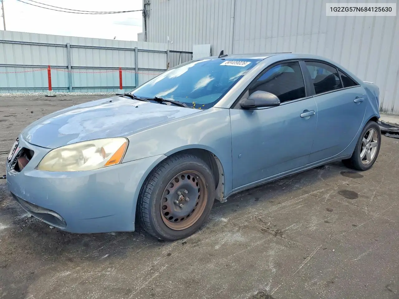 2008 Pontiac G6 Base VIN: 1G2ZG57N684125630 Lot: 60489026