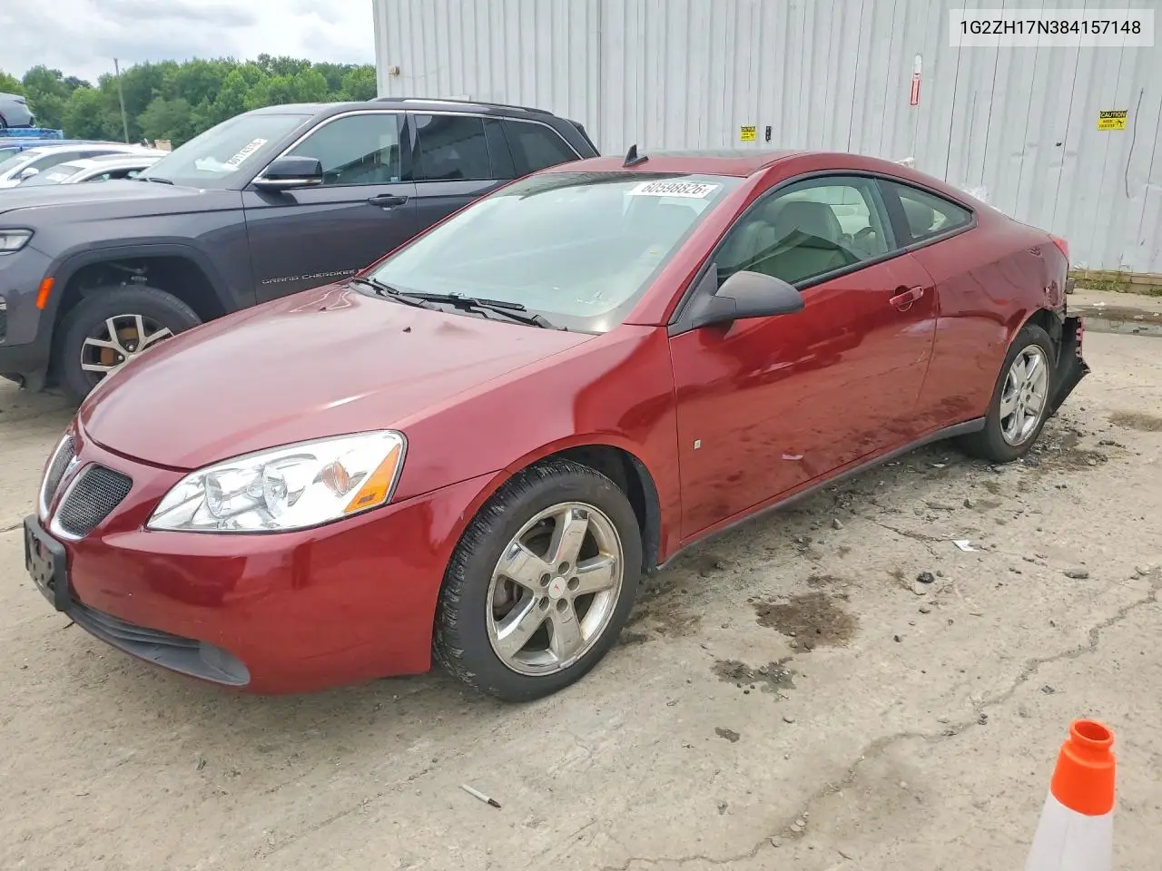 2008 Pontiac G6 Gt VIN: 1G2ZH17N384157148 Lot: 60598826