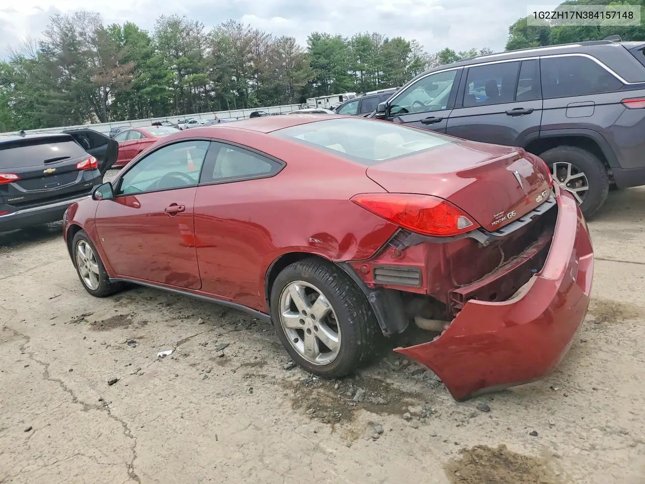 2008 Pontiac G6 Gt VIN: 1G2ZH17N384157148 Lot: 60598826