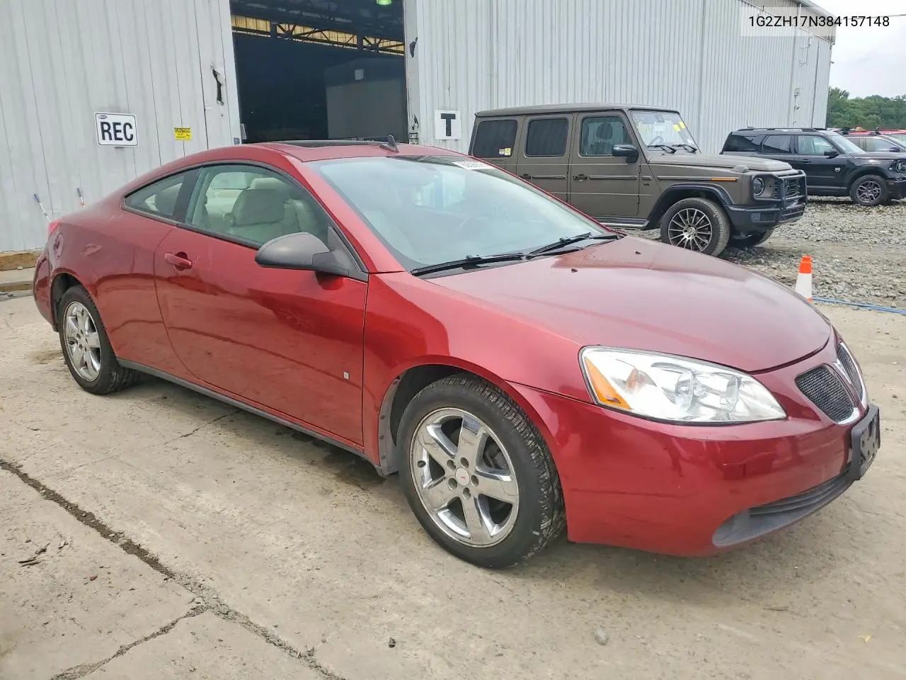 2008 Pontiac G6 Gt VIN: 1G2ZH17N384157148 Lot: 60598826