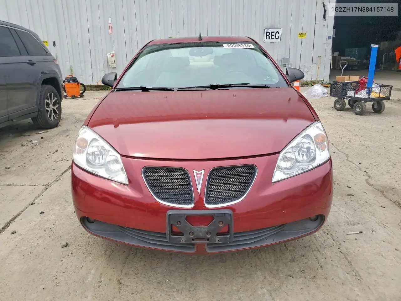 2008 Pontiac G6 Gt VIN: 1G2ZH17N384157148 Lot: 60598826