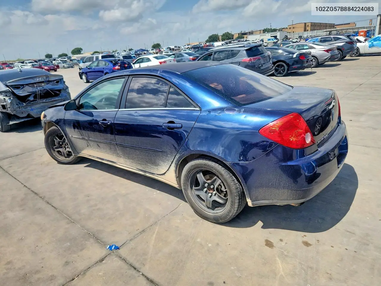 2008 Pontiac G6 Base VIN: 1G2ZG57B884224083 Lot: 60943116