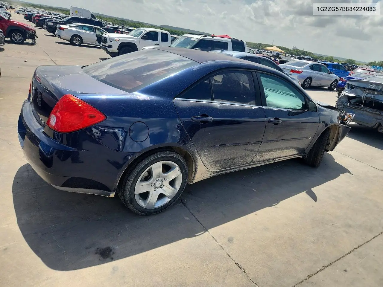 2008 Pontiac G6 Base VIN: 1G2ZG57B884224083 Lot: 60943116