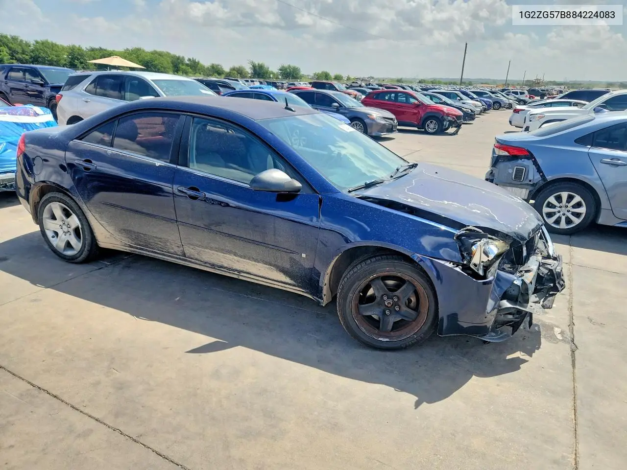 2008 Pontiac G6 Base VIN: 1G2ZG57B884224083 Lot: 60943116