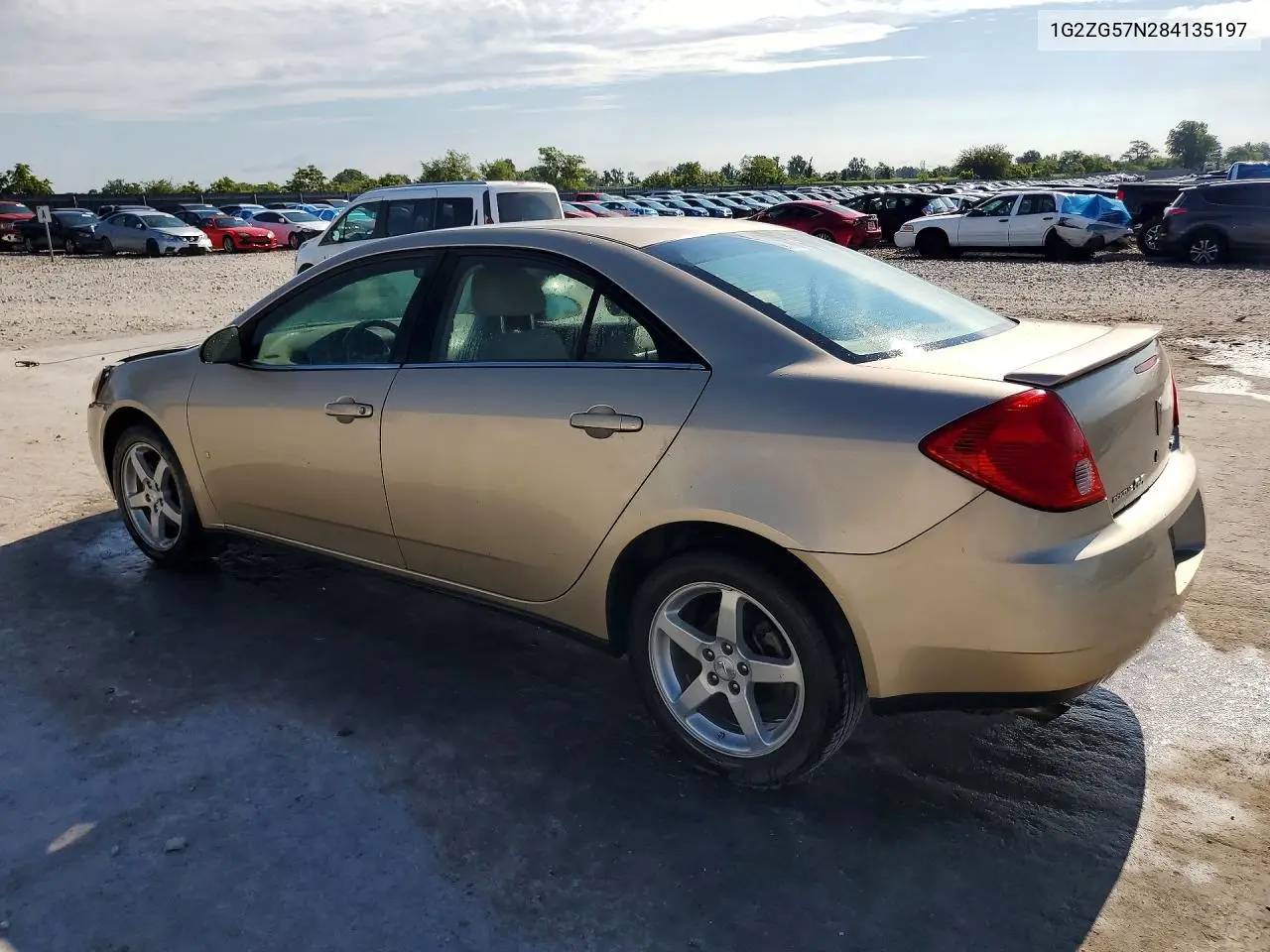 2008 Pontiac G6 Base/Se VIN: 1G2ZG57N284135197 Lot: 61101596